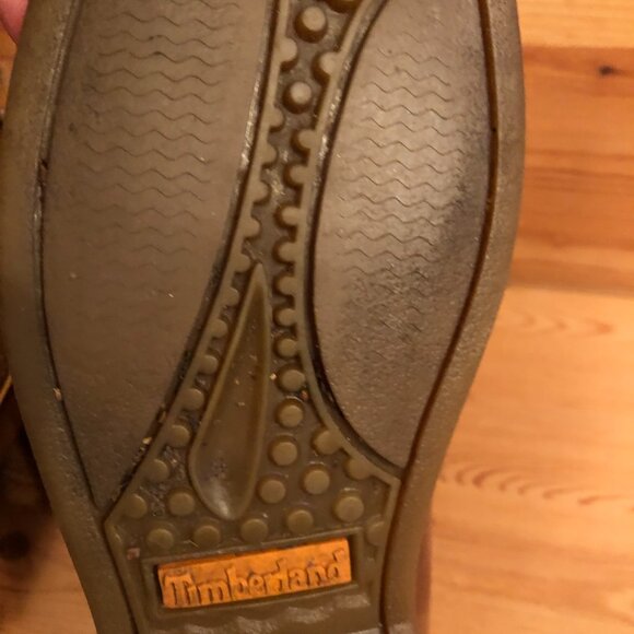 Timberland Waterproof Cognac Brown Leather Loafers Boat Shoese Boots w/Laces - Picture 6 of 11